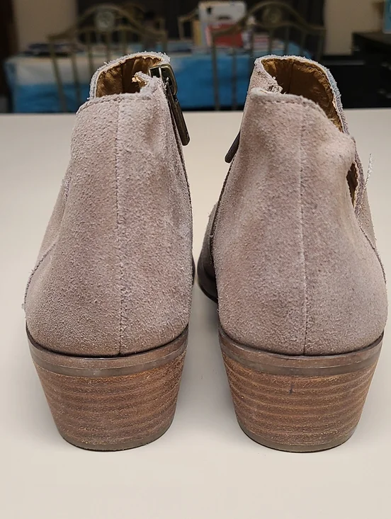 Lucky Brand Falisha Suede side zip ankle boots size 9 - Picture 6 of 11